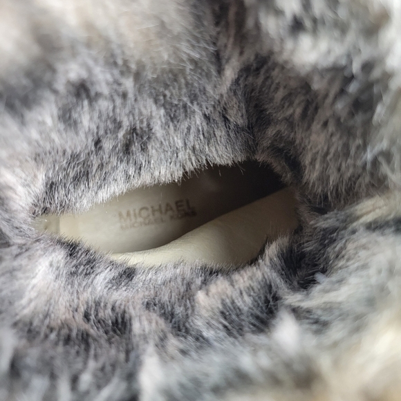 Michael Kors Brown Parker Faux Fur Leather high heels Booties Size 9M - Picture 14 of 14